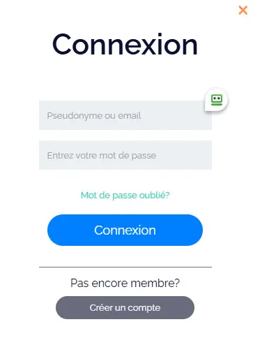 Connexion des membres du BRUTAL CASINO