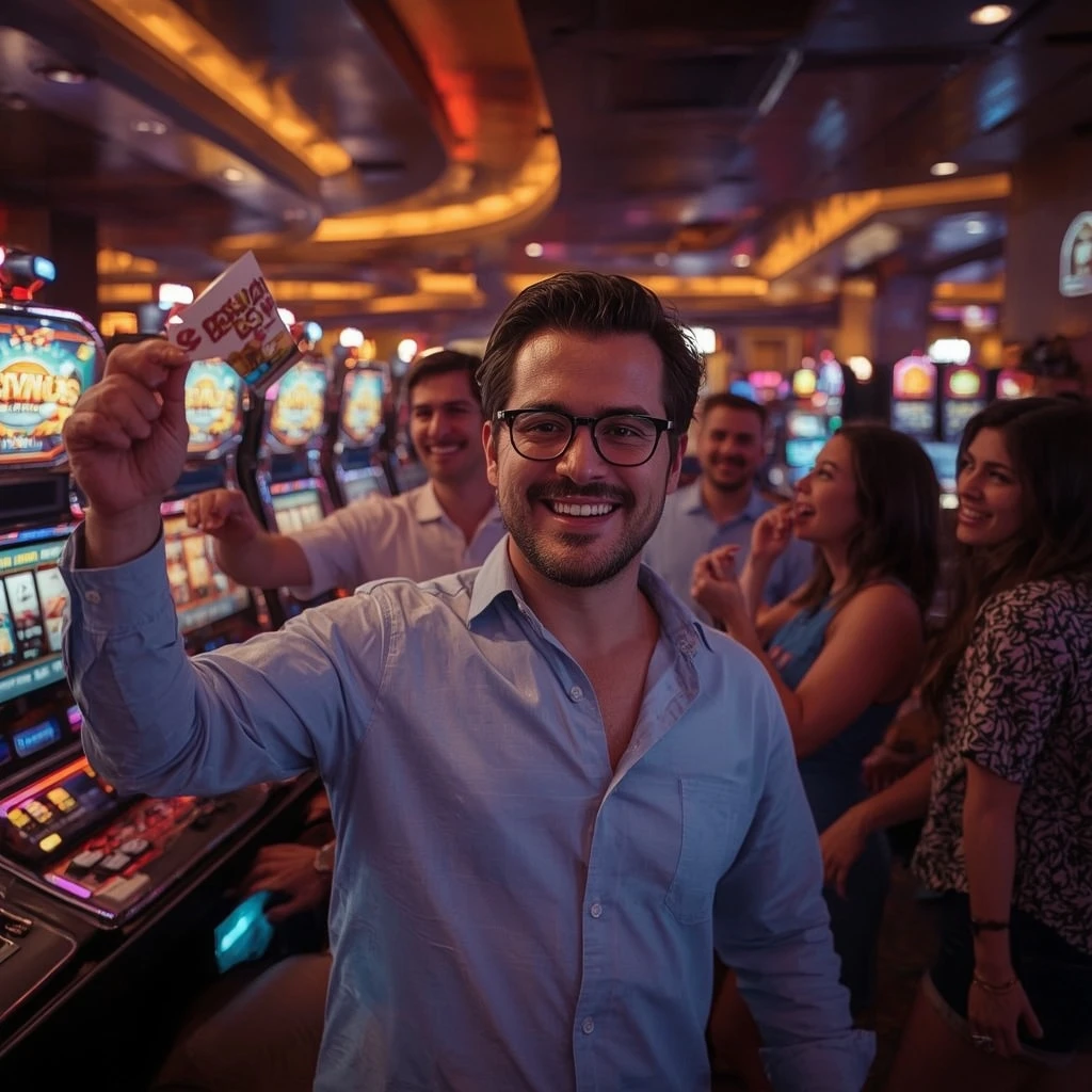 une personne tenant un bonus Brutal Casino