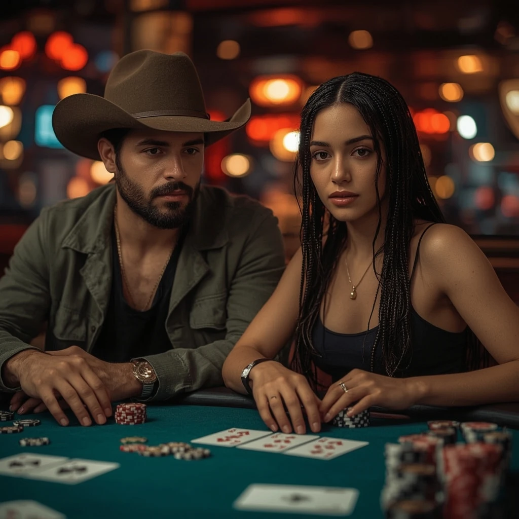 photo de deux joueurs de poker BRUTAL CASINO